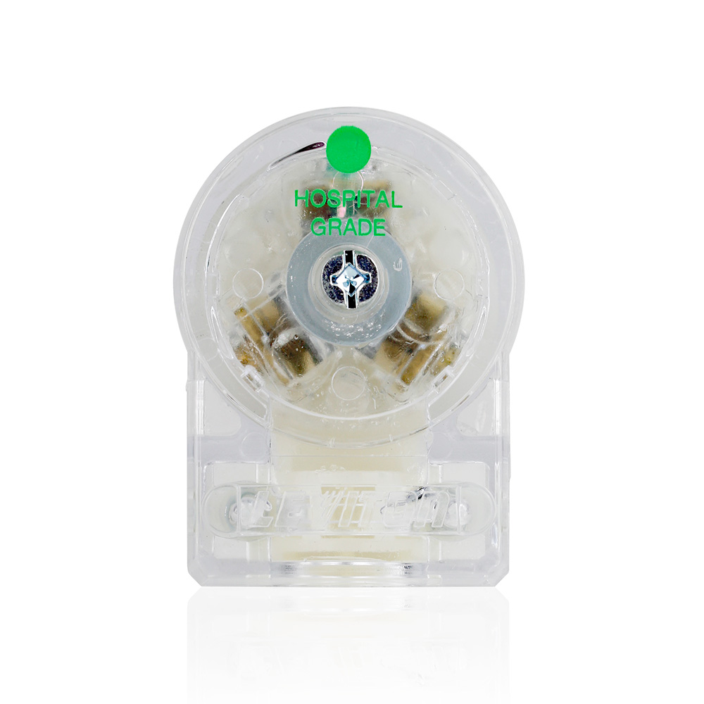 20 Amp, 250 Volt, Straight Blade Plug, Hospital Grade
