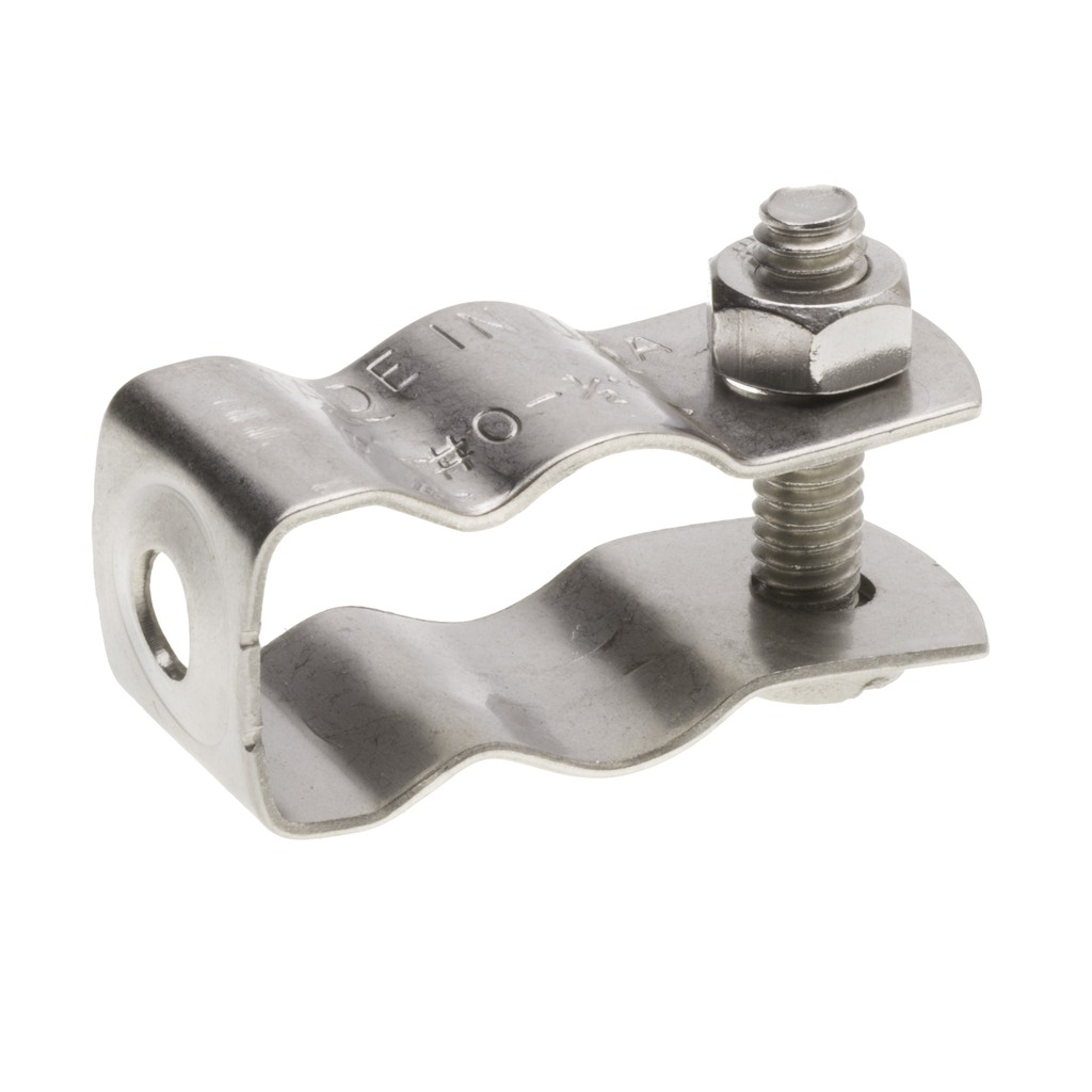 #0 Conduit Hanger with Nut and Bolt, Stainless Steel