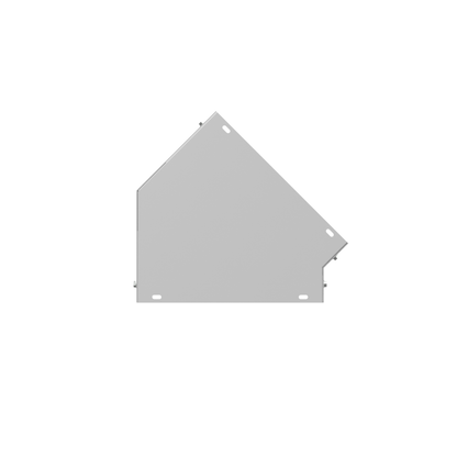 10.469x10x10.25 Wireway Elbow 45 Corner ANSI 61 Gray Steel