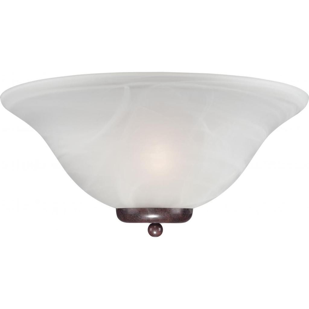 Ballerina - 1 Light Wall Sconce - Old Bronze Finish with Alabaster Glass - Old Bronze Finish