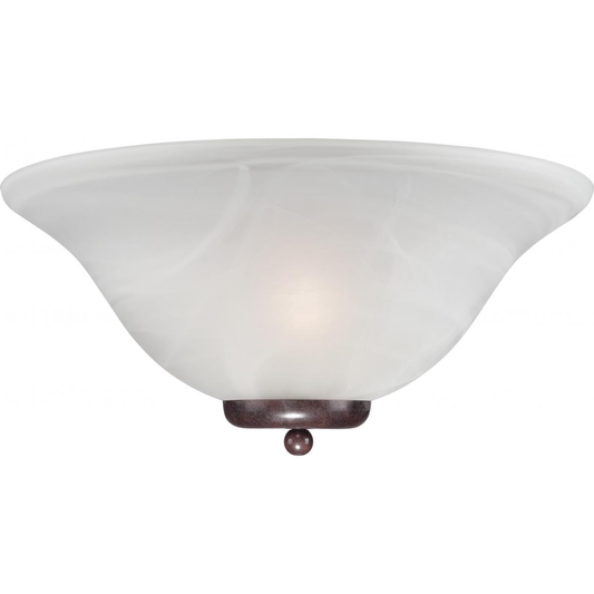 Ballerina - 1 Light Wall Sconce - Old Bronze Finish with Alabaster Glass - Old Bronze Finish