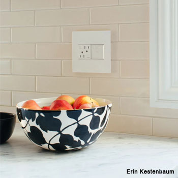 adorne® Tamper-Resistant 15A Duplex Self-Test GFCI Receptacles, White