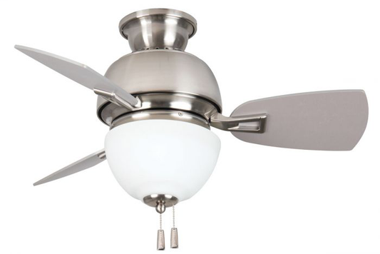 30" Ceiling Fan with Blades and Light Kit - DA30BNK3