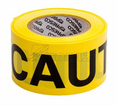 3" x 1000' Yellow Non-Detectable Caution Tape