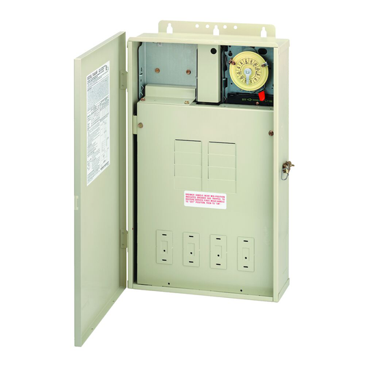 125 A Load Center with T104M Mechanism, 8-Breaker Spaces