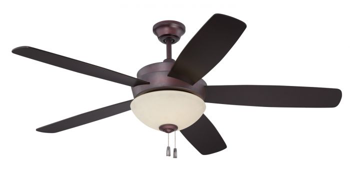 52" Ceiling Fan with Blades and Light Kit - LY52OB5
