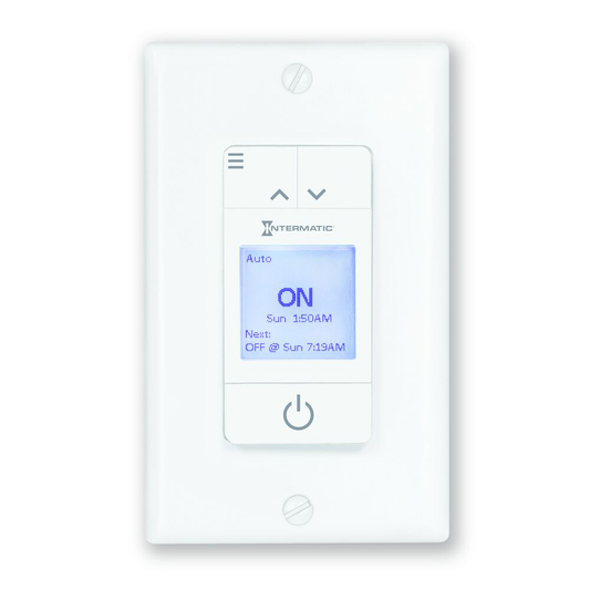 Ascend® Standard 7-Day Programmable Timer, 120 VAC, 15A, White
