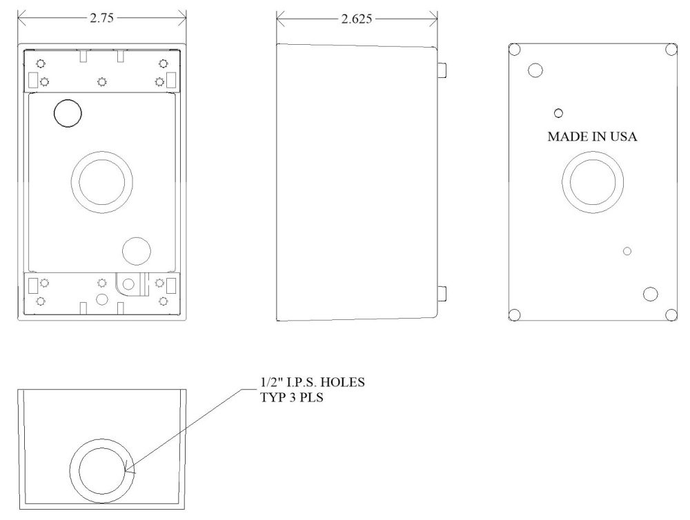 30583, Weatherproof Outlet Box