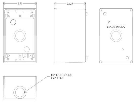 30583, Weatherproof Outlet Box