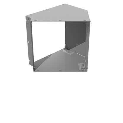 11.875x12x12.25 Wireway Elbow 45 Corner ANSI 61 Gray Steel