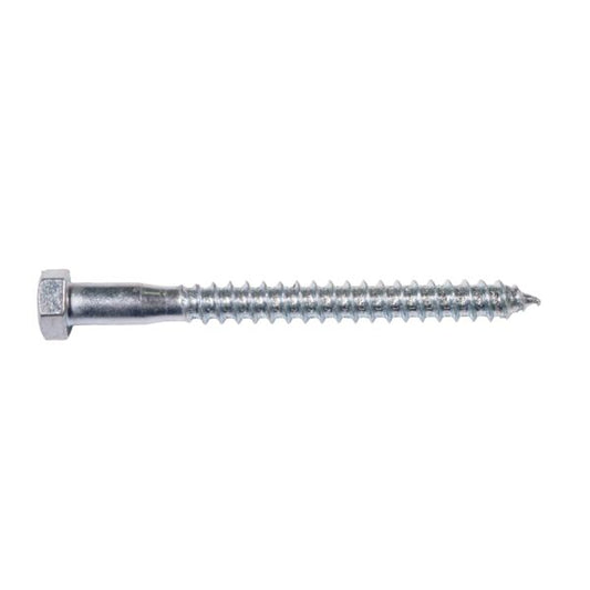 3Hls38400 3/8 X 4 Hex Lag Screw Zinc 50/Box