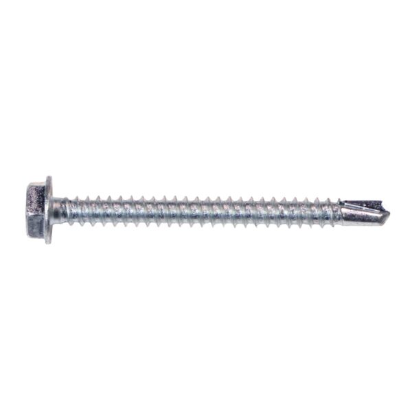 3Hwt10200 10 X 2 Hex Washer Head Self Drilling Screw Zinc 100/Box - 1500/Ctn
