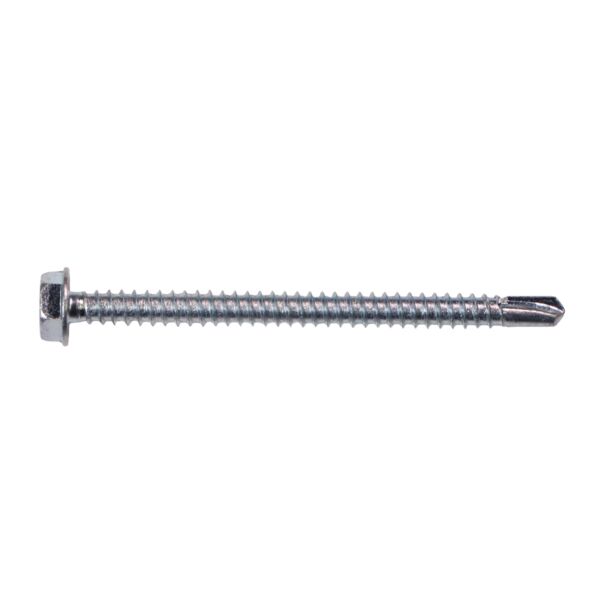 3Hwt10212 10 X 2-1/2 Hex Washer Head Self Drilling Screw Zinc 100/Box - 1500/Ctn