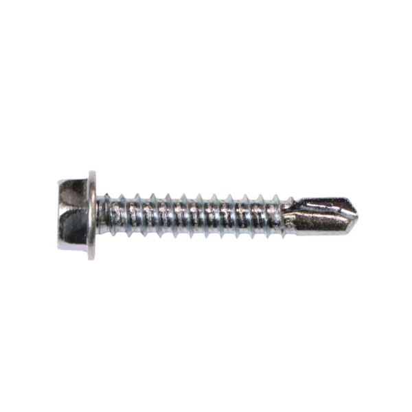 3Hwt10114 10 X 1-1/4 Hex Washer Head Self Drilling Screw Zinc 100/Box - 2500/Ctn