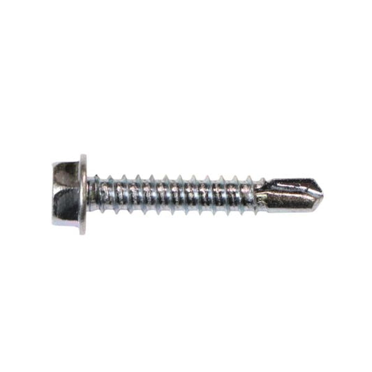 3Hwt10114 10 X 1-1/4 Hex Washer Head Self Drilling Screw Zinc 100/Box - 2500/Ctn
