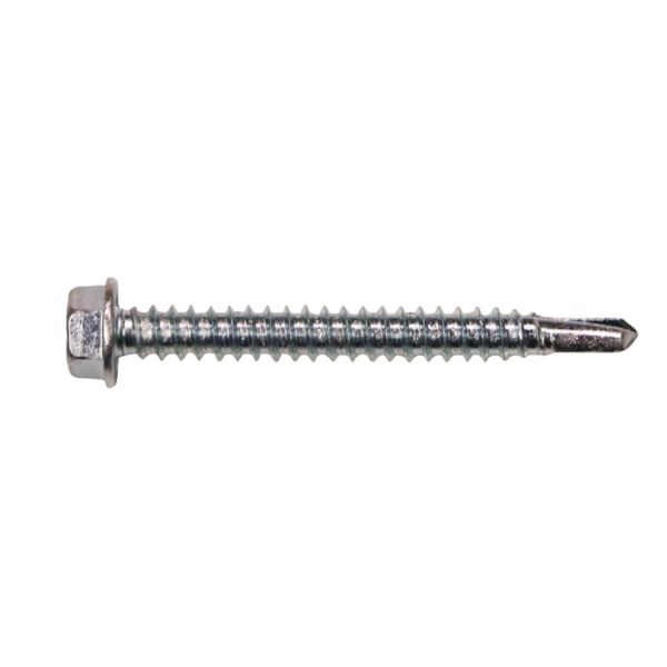3Hwt12200 12 X 2 Hex Washer Head Self Drilling Screw Zinc 100/Box