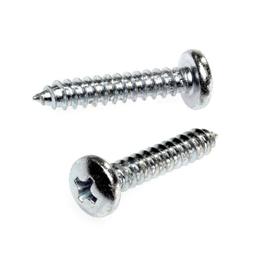 3Pps10112 10 X 1-1/2 Pan Phillips Head Sheet Metal Screw Zinc 100/Box 2500/Case