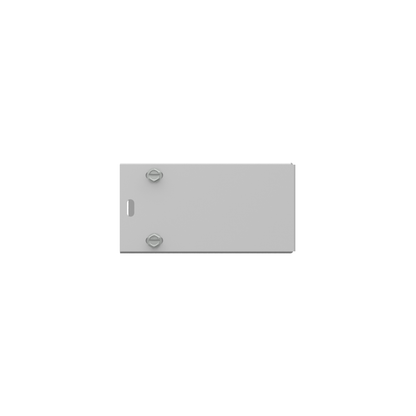 5.063x2.5x5.063 Wireway Elbow 90 Corner ANSI 61 Gray Steel