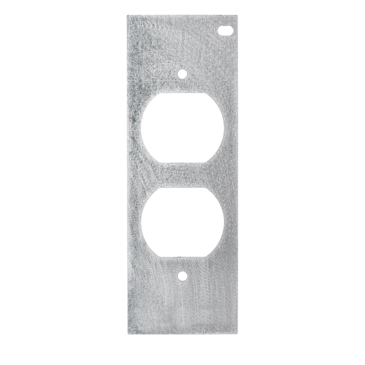 8/10-Gang Series, Mounting Plate, 1-Gang, (1) Duplex Opening