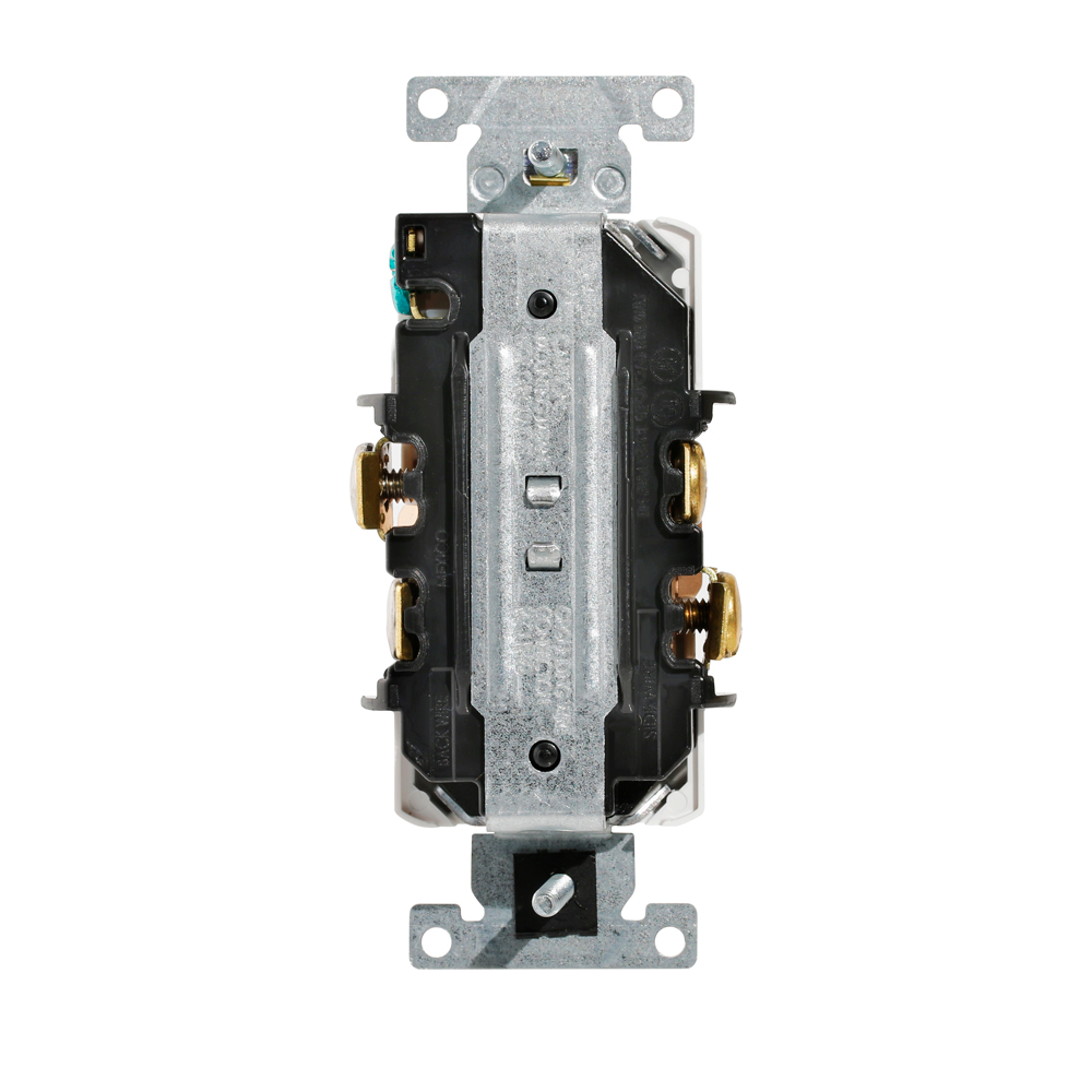 20 Amp Isolated Ground Receptacle/Outlet, Industrial Grade, Self-Grounding