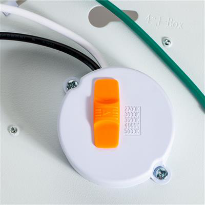 15W LED Surface Mount Disk Light - CCT Selectable, 6”