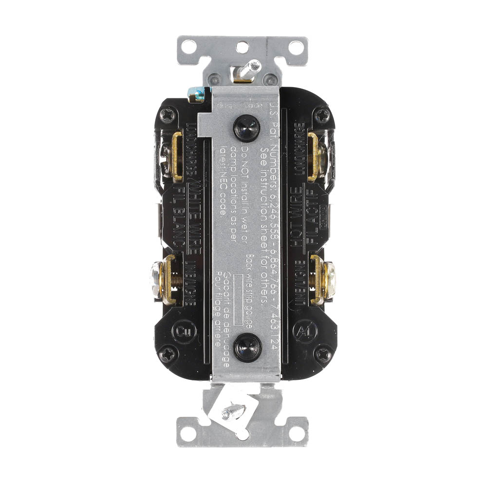 15 Amp SmartlockPro® GFCI Receptacle/Outlet, Hospital Grade