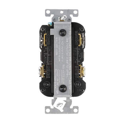 15 Amp SmartlockPro® GFCI Receptacle/Outlet, Hospital Grade