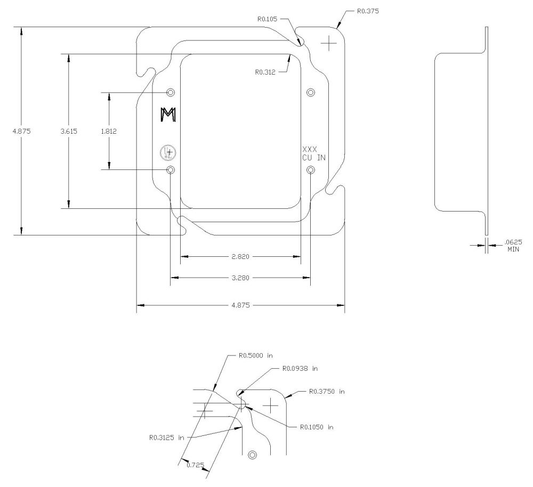 11335, Square Box Cover