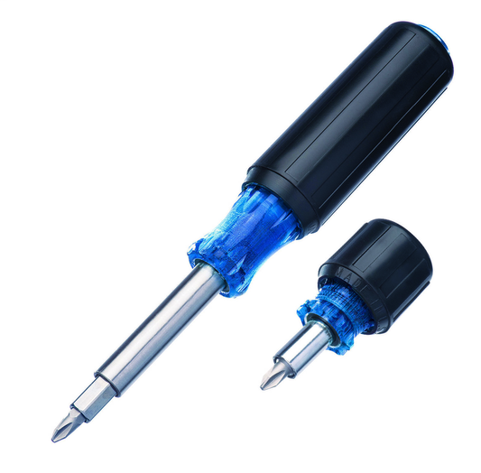 6-in-1 Stubby & 12-in-1 Multi-Bit Screwdriver & Nut Driver Combo