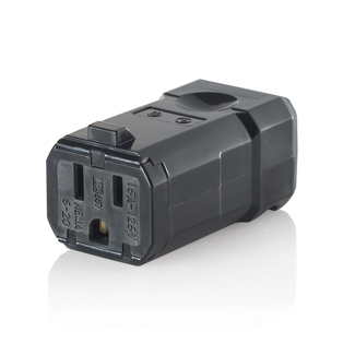 15 Amp, 125 Volt, Straight Blade Connector, Industrial Grade