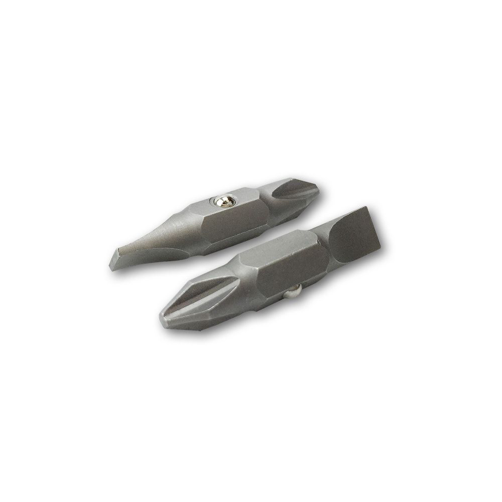 Bit #2 Phillips 1/4-Inch Slotted