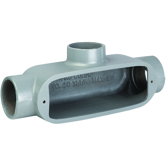 2" T Hub, Iron O Series Conduit Body