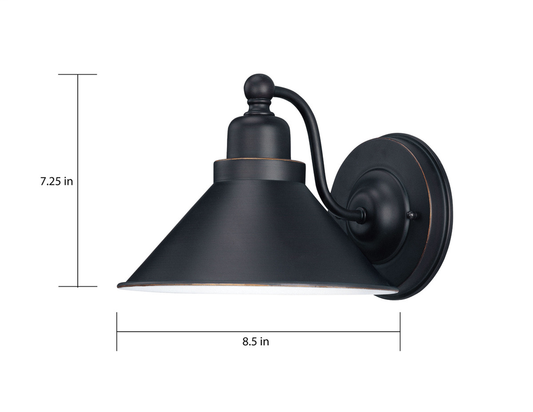 Bridgeview - 1 Light Wall Sconce - Mission Dust Bronze Finish
