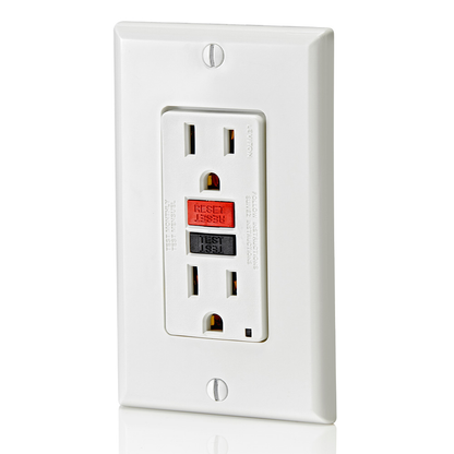 15 Amp SmartlockPro® GFCI Receptacle/Outlet