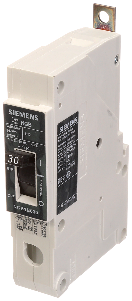BREAKER NGB 1P 30A 347V 14KA LD LUG BULK