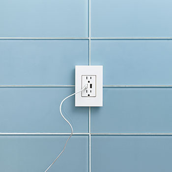 adorne® Dual-USB Outlet , White