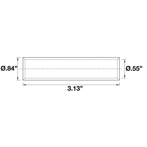 Aluminum Long Barrel Compression Splices 4/0 Awg