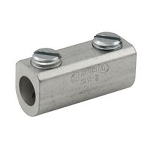 Aluminum Splicer/Reducer, Dual Rated, Conductor Range 250-6, Tin Plated, UL, CSA