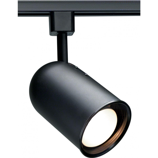 1 Light - R20 - Track Head - Bullet Cylinder - Black Finish