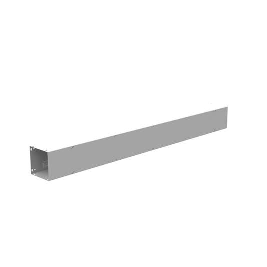 6x120x6 Screw Cover Wireway Type 1 UL Listed Steel No Knockouts ANSI 61 Gray