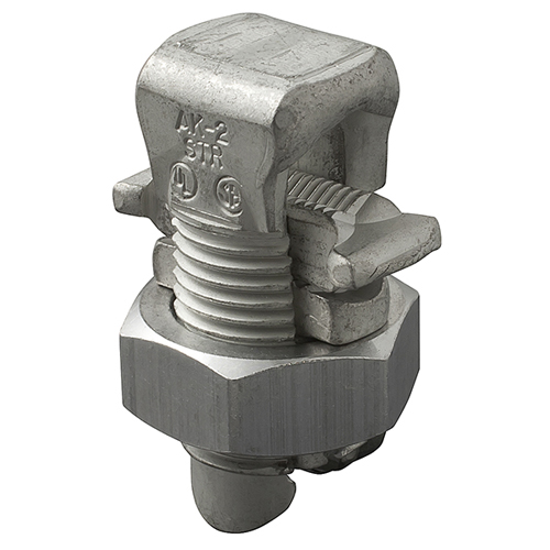 Aluminum Split Bolt, Main Range 2-6, Tap Range 2-8, Tin Plated, UL, CSA