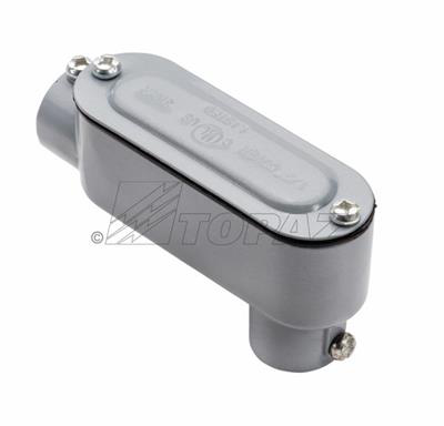 2" EMT & Rigid LB Type Combination Conduit Body with Cover & Gasket