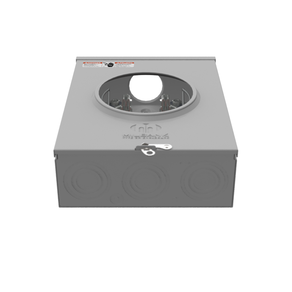 4 Terminal Ringless Small Hub Open Triplex Ground