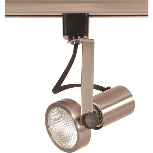 1 Light - PAR20 - Track Head - Gimbal Ring - Brushed Nickel Finish