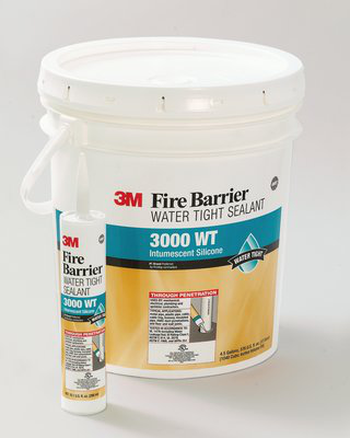 3M Fire Barrier Water Tight Sealant 3000 WT, 20 fl. oz., Sausage, 12/case