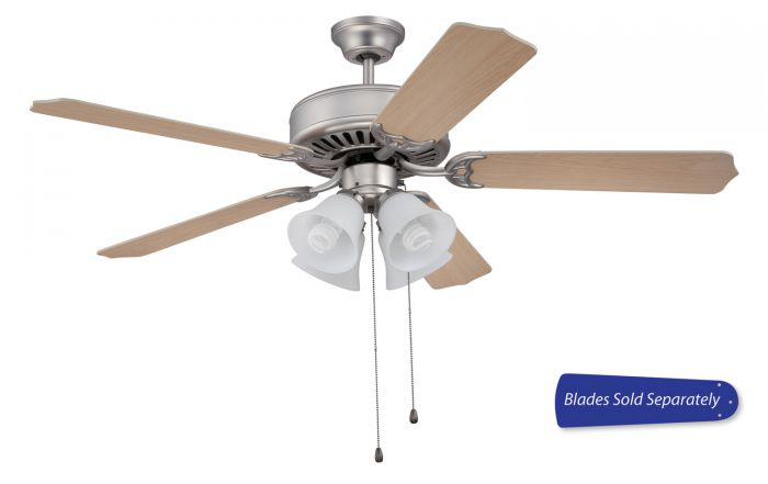 52" Ceiling Fan with Light (Blades Sold Separately) - C203BN