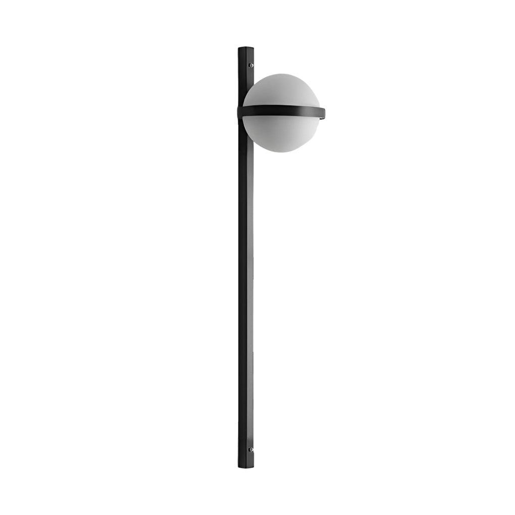 [Open-Box]Creative Flowerpot Ball Waterproof LED Black Modern Outdoor Wall Light