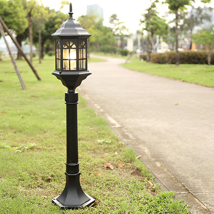 [Open-Box] Elegant Slim Post LED Outdoor Post Lights Black/Bronze Pathway Lamps
