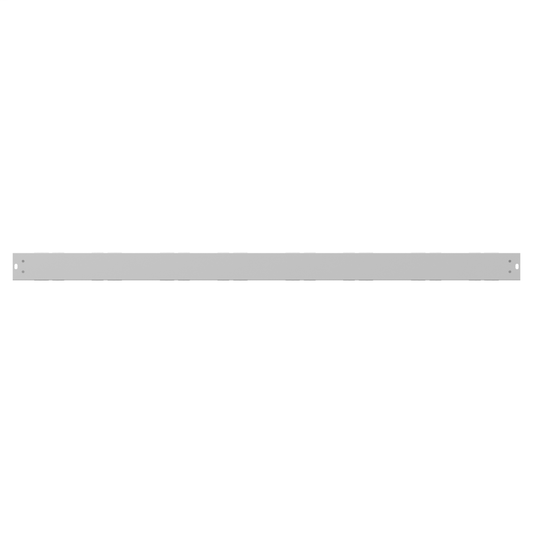 2.5x48x2.5 Screw Cover Wireway Type 1 UL Listed Steel Knockouts ANSI 61 Gray
