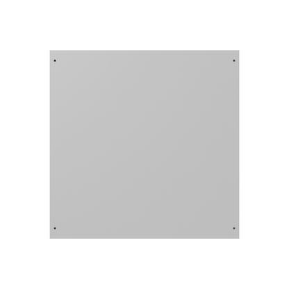 36x12x36 Screw Cover Type 1 UL Steel No KO Gray Cover w/Teardrop Slots Holes In Back